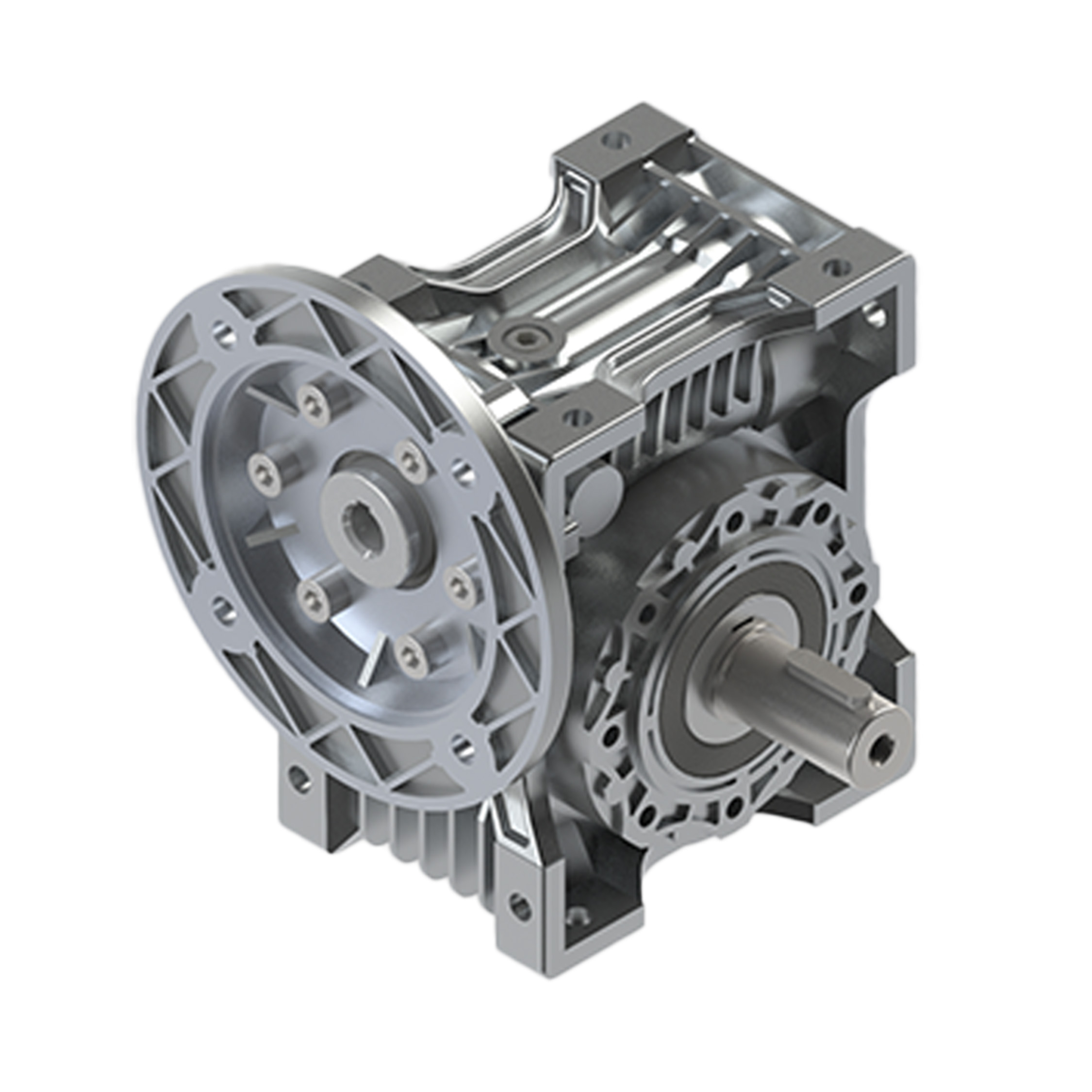 Aluminum Worm Gear Reducer PN-Output Shaft