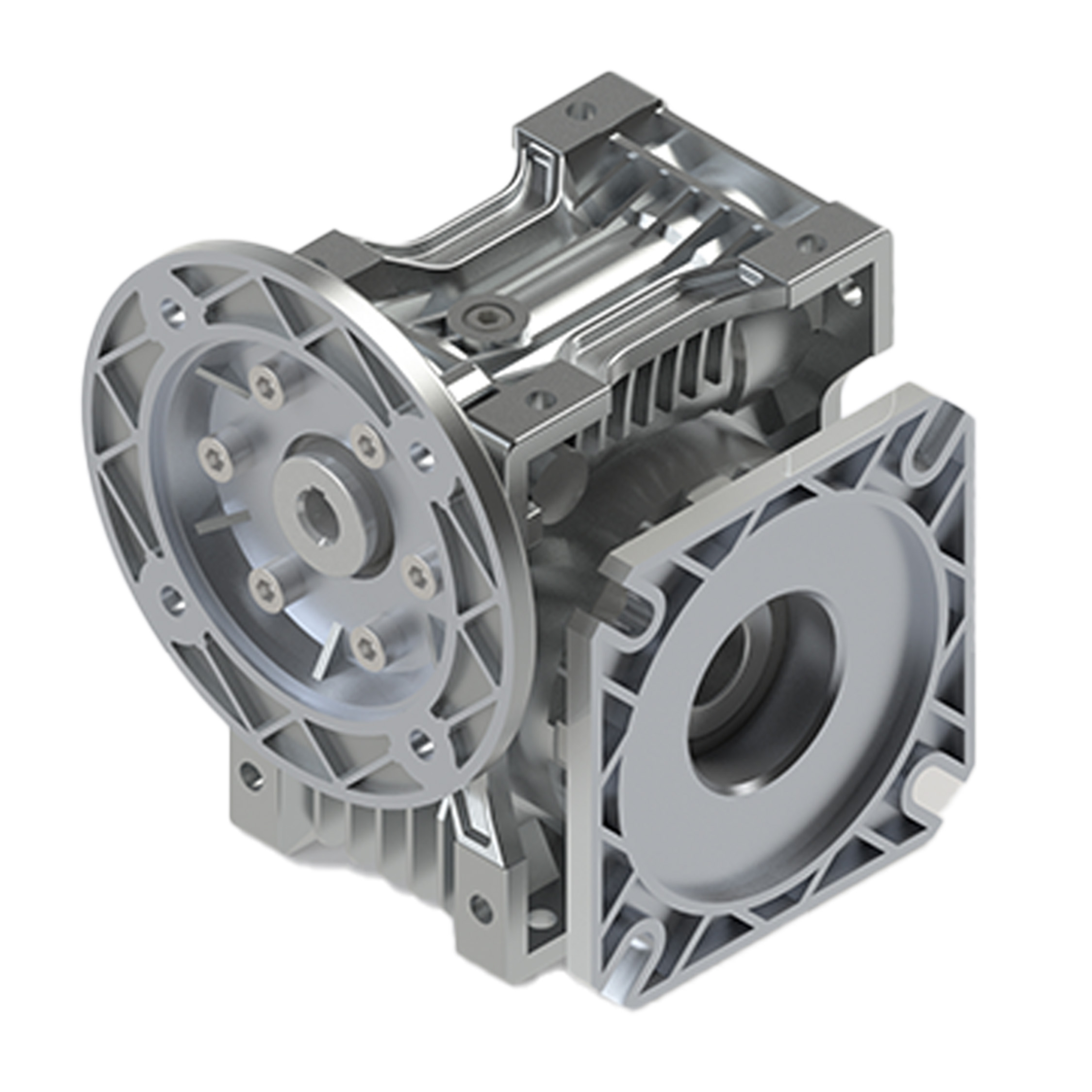 Aluminum Worm Gear Reducer PN-Output Flange